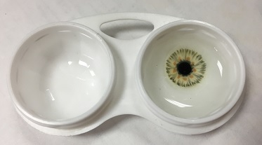 Hand painted contact lenses Individual coloring of contact lenses